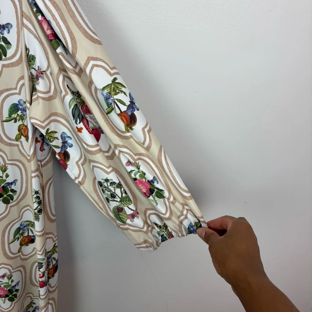 SMITH & QUINN The Brooks Dress Fruit Patch Italian Matte Stretch Fabric - Picture 7 of 9